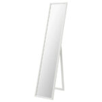 FLAKNAN Standing mirror, 30x150cm, white
