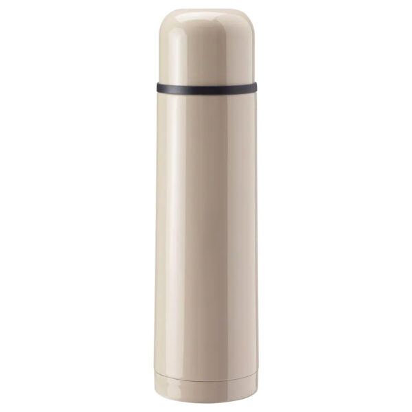 HALSA Steel vacuum flask, Beige, 0.5L