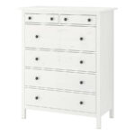 HEMNES Chest of 6 drawers, White, 108x131 cm