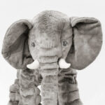JATTESTOR Soft toy, Elephant/Grey