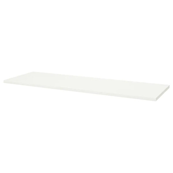 LAGKAPTEN Table top, White, 200x60 cm