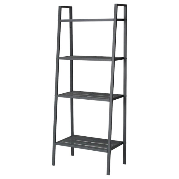 LERBERG Shelf unit, Dark grey, 60x148 cm