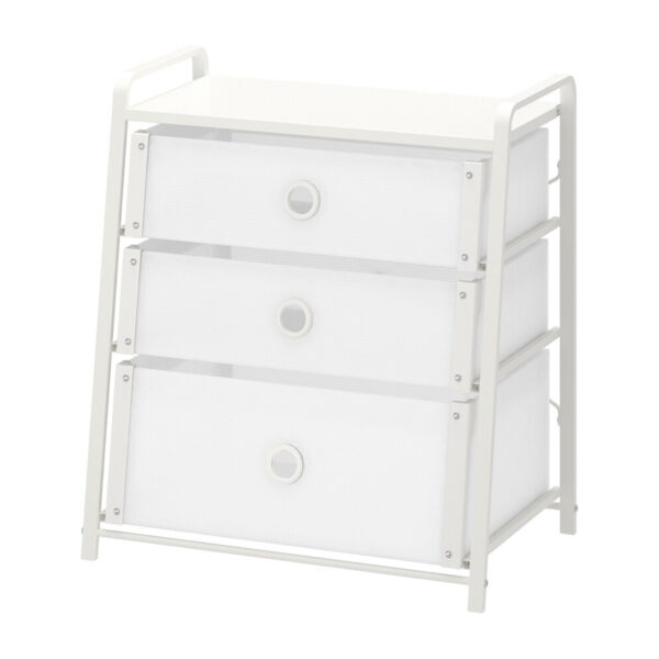 LOTE Chest of 3 drawers, White, 55x62cm