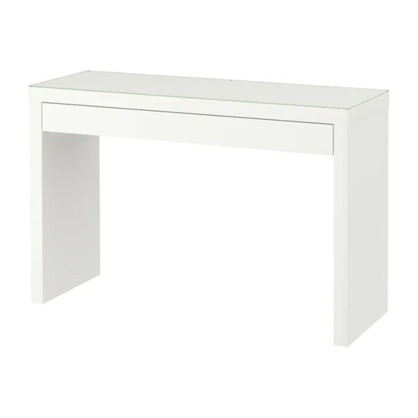 MALM Dressing table, white, 120x41 cm