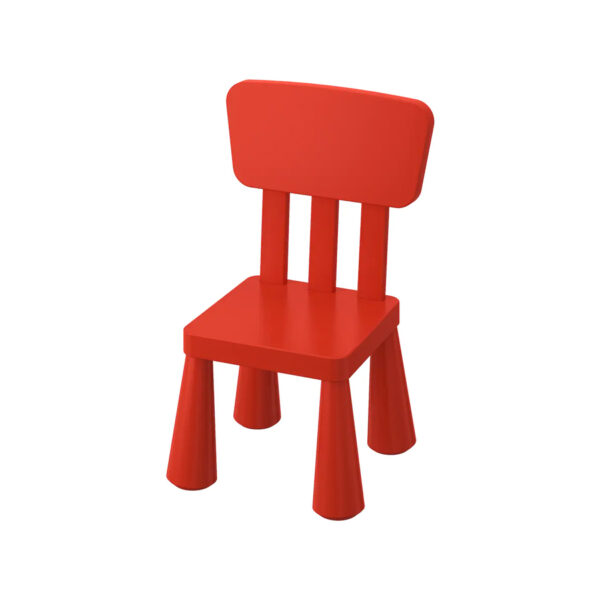 MAMMUT, Children's chair, Red, 39x67 cm