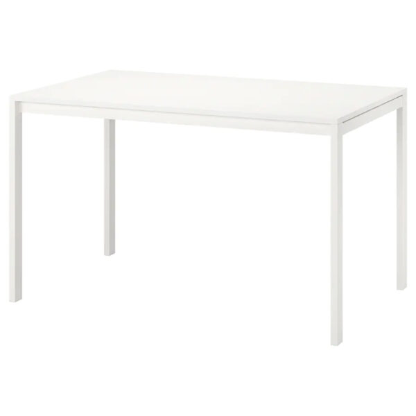 MELLTORP, Table, white, 125x75 cm