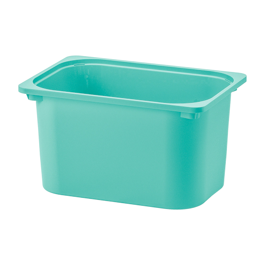 TROFAST Storage box, Turquoise, 42x30x23 cm
