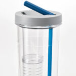 UPPLADDA Infusion bottle with straw, 0.7 L