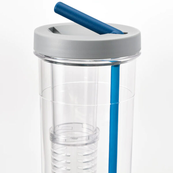 UPPLADDA Infusion bottle with straw, 0.7 L