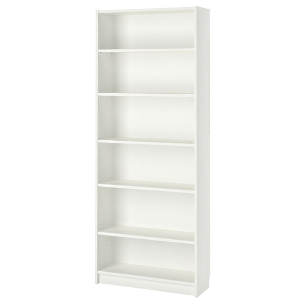 BILLY, Bookcase, white, 80x28x202 cm
