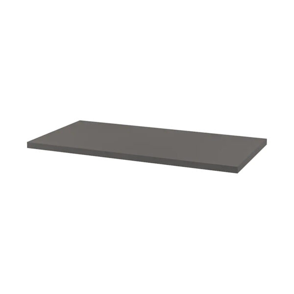 LAGKAPTEN, Table top, Dark grey, 120×60 cm