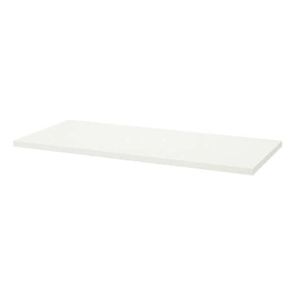 LAGKAPTEN, Table top, White, 140×60 cm