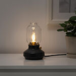 ROLLSBO LED bulb E14 200 lumen, Dimmable/Chandelier, Brown Clear glass, 2200 K