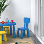 MAMMUT Children's chair, in/outdoor/blue