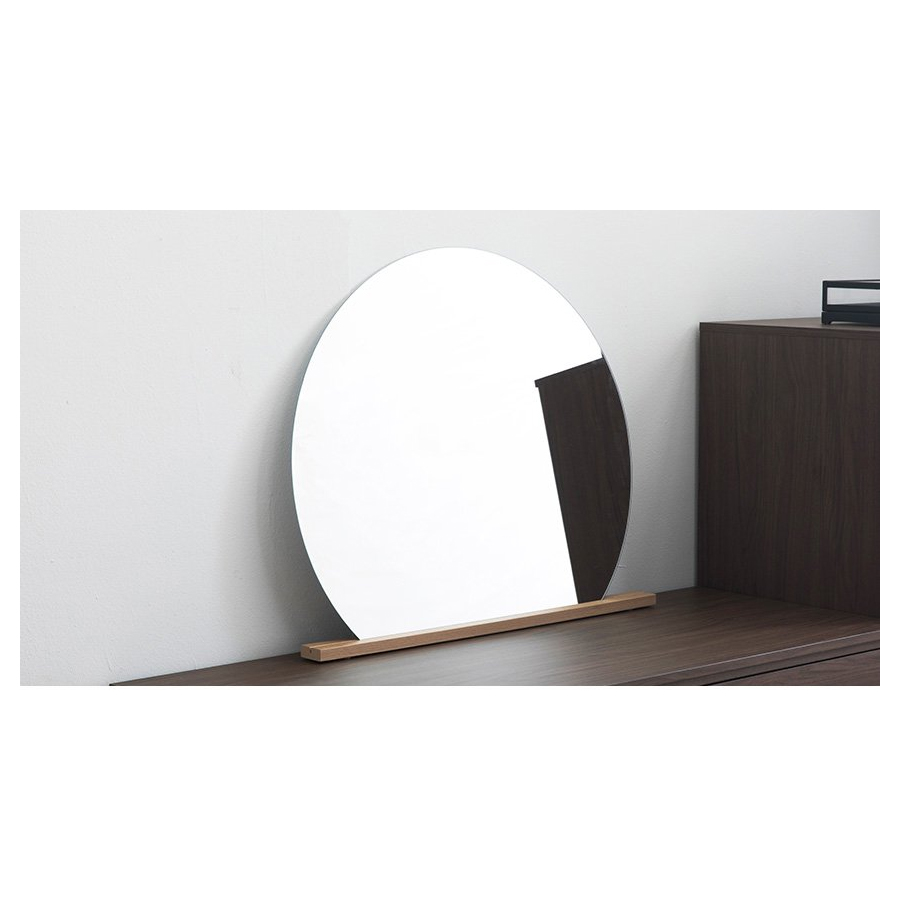 GAGU MINIT Frameless round dressing mirror, Shatter resistance mirror glass