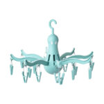 PRESSA Hanging dryer 16 clothes pegs, turquoise