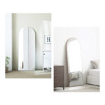 GAGU MARDI Frameless arched wall mirror, Shatter resistance, 60×160 cm