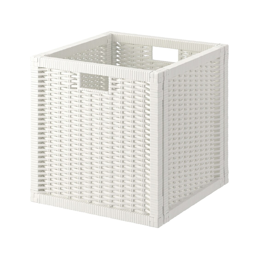 BRANAS Basket, 33x38x33 cm - White