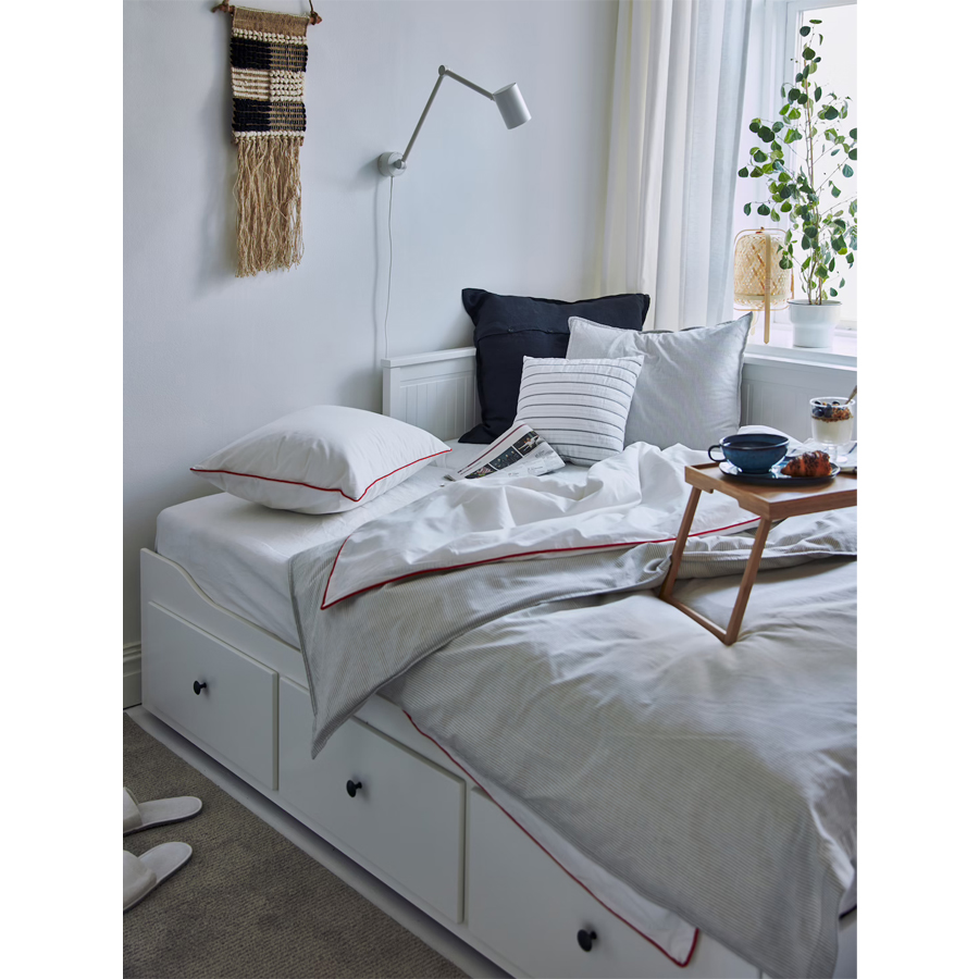 HEMNES Day-bed frame with 3 drawers, 80×200 cm