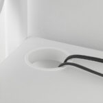 IKEA FREDDE Gaming desk, 140/185x74x146 cm - White