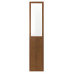 OXBERG Panel/Glass door, 40×192 cm - Brown ash veneer