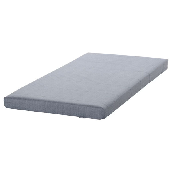 AGOTNES Foam mattress, Firm/Light blue, 80×200 cm