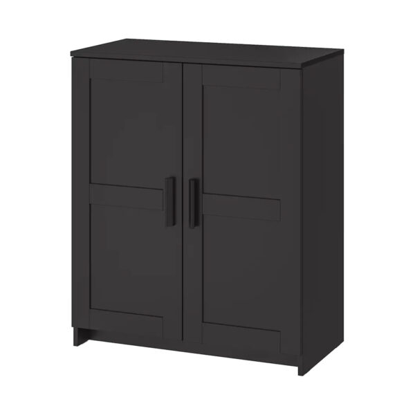 IKEA BRIMNES Cabinet with doors, 78×95 cm - Black