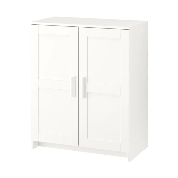 IKEA BRIMNES Cabinet with doors, 78×95 cm - White
