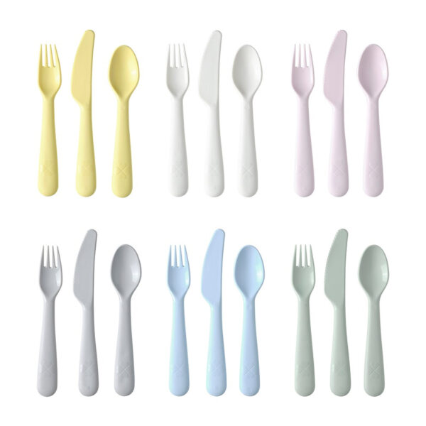 KALAS 18-piece cutlery set, Mixed colours