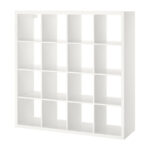IKEA KALLAX Shelving unit, 147×147 cm - Hight-gloss white