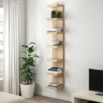 IKEA LACK Wall shelf unit, 30×190 cm - White stained oak effect