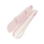 MIDDAGSGAST Chopsticks and spoon set with case - Pink