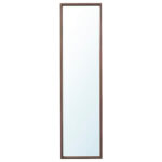 NISSEDAL Mirror, 40×150 cm - Walnut effect