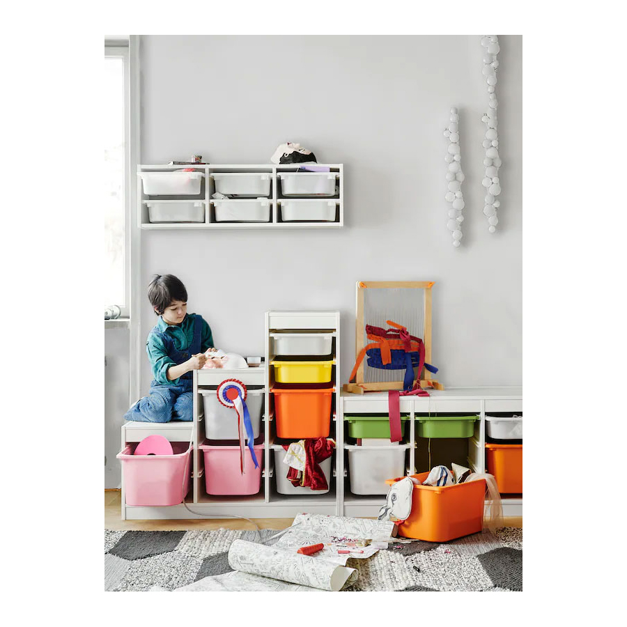 IKEA TROFAST Wall storage, White, 99×30 cm