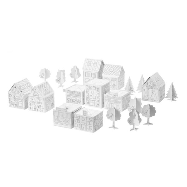 IKEA MALA 10-pc cardboard town template set
