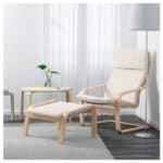 IKEA POANG Footstool, Birch veneer/Ransta natural