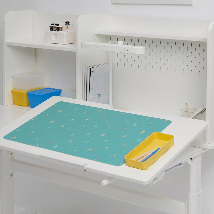 IKEA BONSYRSA Desk pad, Turquoise, 60×37 cm