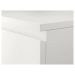 IKEA MALM Chest of 3 drawers, 80×78 cm White