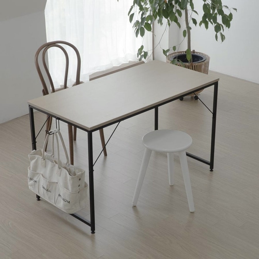 GAGU ALPHA Simple frame desk 1260, Oak/Black