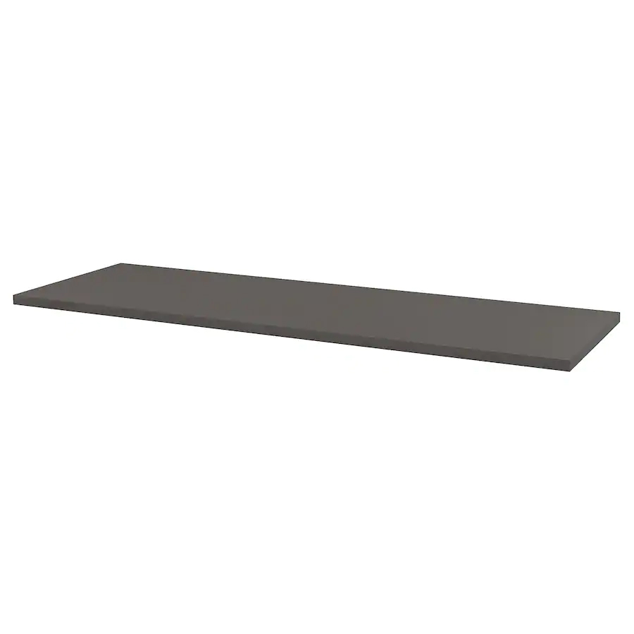 IKEA LAGKAPTEN Table top, 200×60 cm Dark Grey