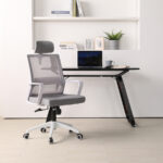 GAGU LEANBACK Office chair 13HW, White/Light grey