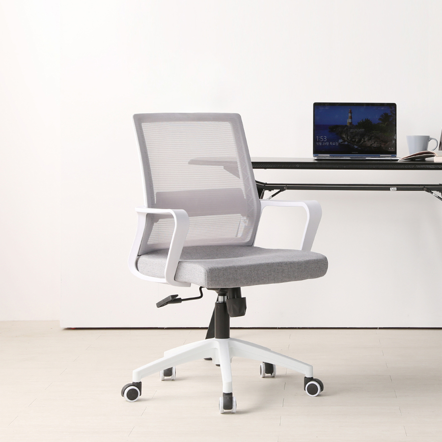 GAGU LEANBACK Office chair 13MW, White/Light grey