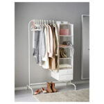 IKEA MULIG Clothes rack, 99x152 cm - White