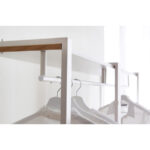 GAGU ROOMING 1-tier hanger clothes rack 800 White/White