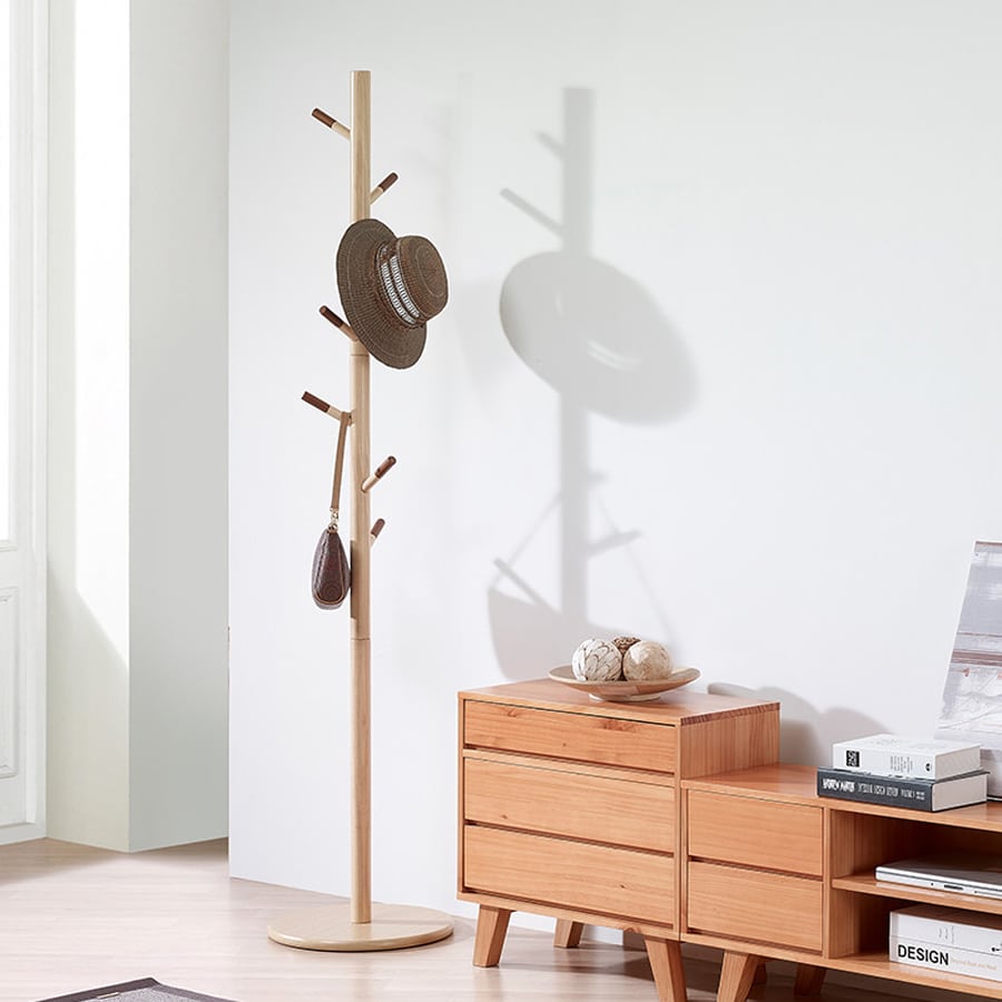 GAGU TREE Wooden hat and coat stand Natural (T)