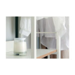 GAGU ROOMING Open wardrobe 1-tier hanger clothes rack 800, White/White