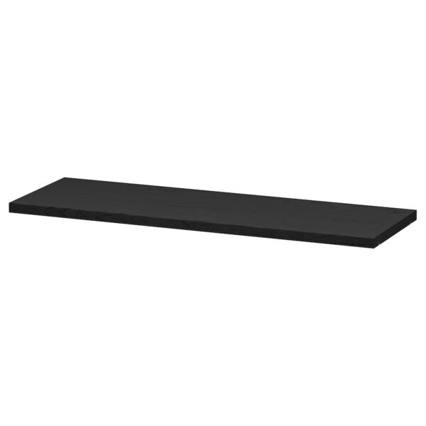 IKEA BILLY Shelf, Black oak effect, 76x26cm